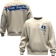 FANATICS Women's Fanatics  Beige Los Angeles Dodgers Graffiti Fleece Sweatshirt