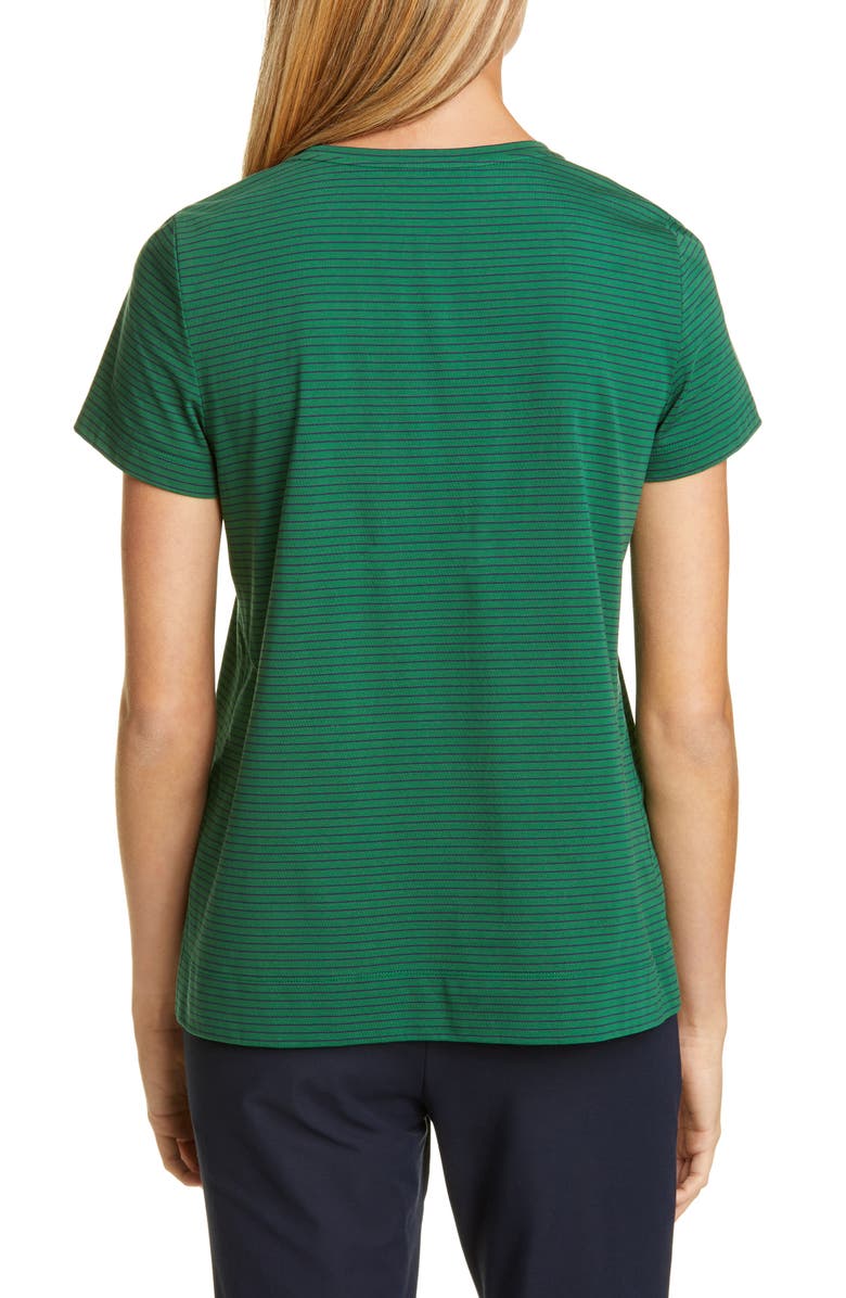 Lafayette 148 New York The Modern Stripe T-Shirt, Alternate, color, 