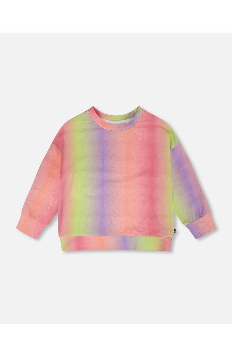 Deux par Deux Organic Cotton Jersey Long Sleeve T-Shirt, Main, color, Multicolor