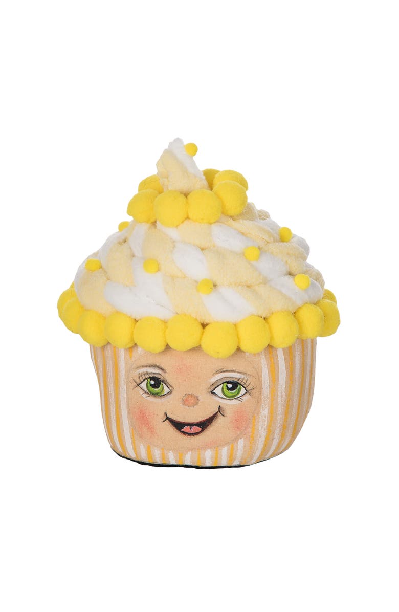 Gallerie II Cleo Cupcake Gathered Traditions Joe Spencer's Figurine Doll 6.5", Main, color, Yellow