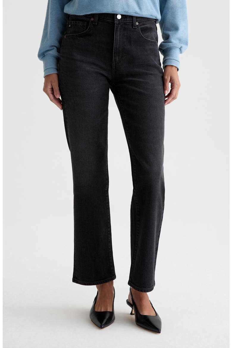 Brinley Mid Rise Straight Leg Jeans, Main, color, OCTAVE