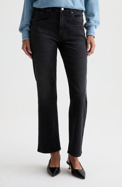 Brinley Mid Rise Straight Leg Jeans