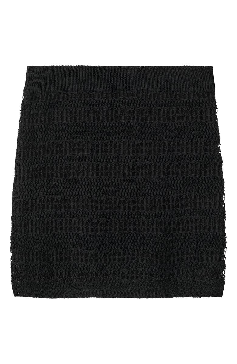 MANGO TEEN Openwork Knit Skirt, Main, color,