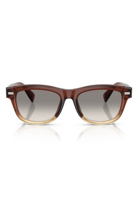 Stanley J 53mm Pillow Sunglasses