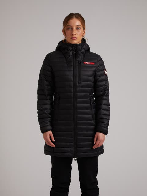 Satell1Te Longline Hooded Jacket