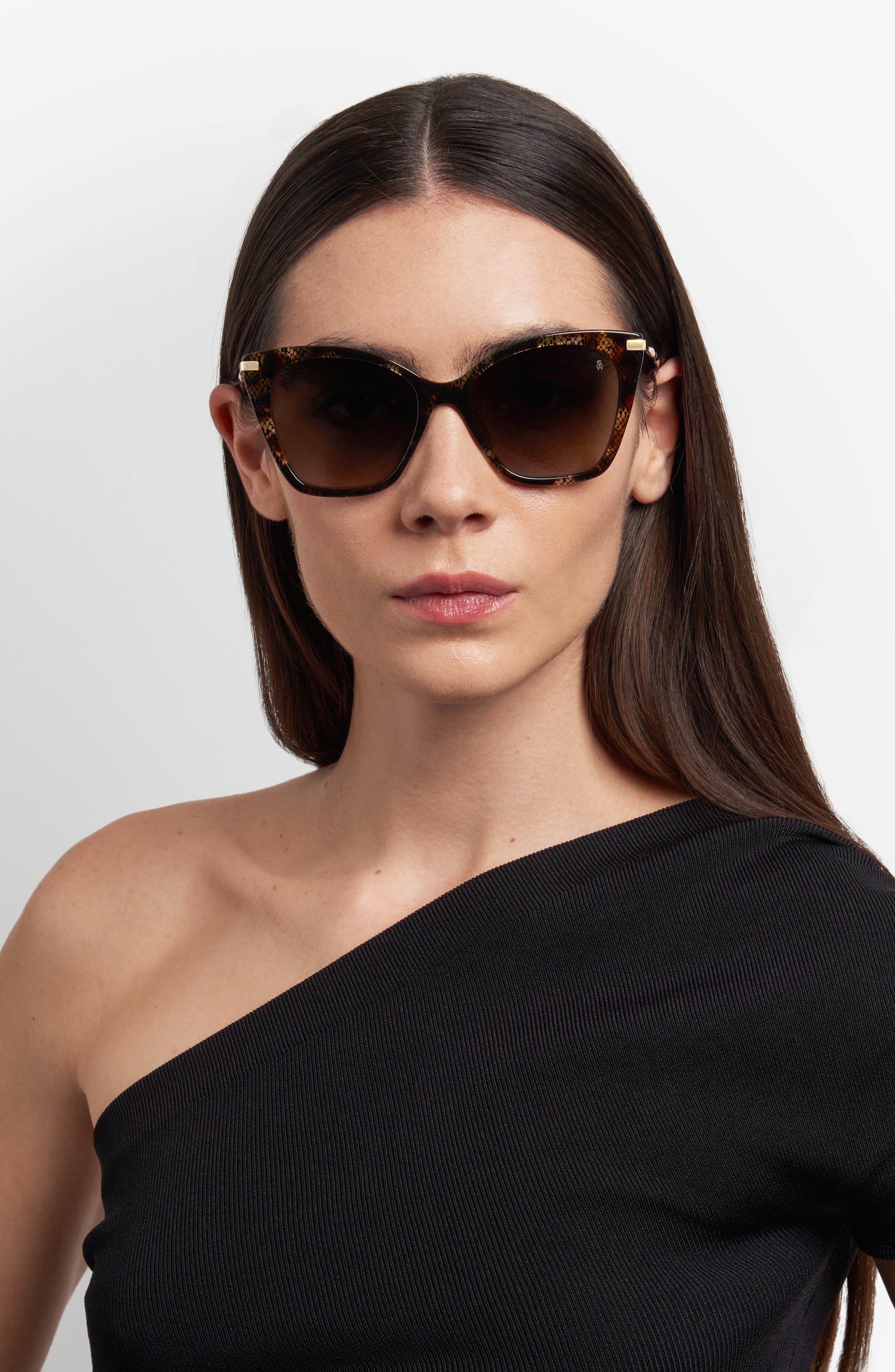 Stuart Weitzman 56mm Gradient Cat Eye Sunglasses (Women) | Nordstrom