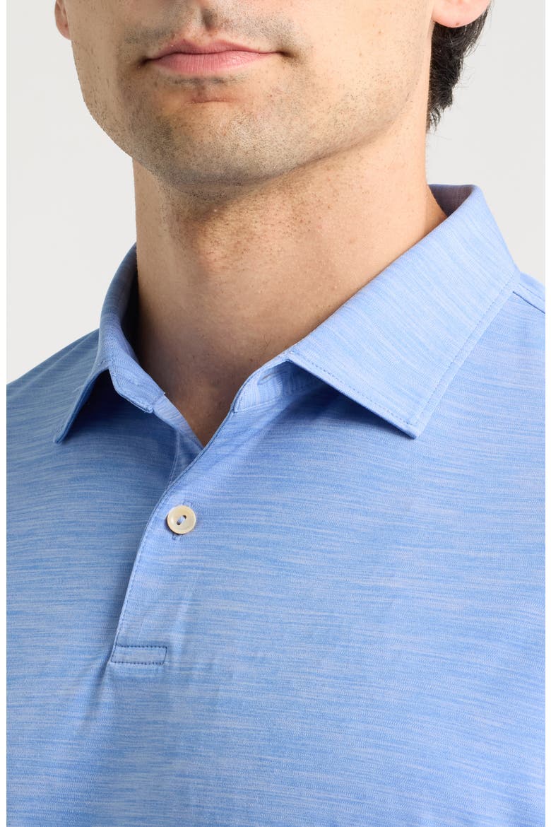 Featherweight Mélange Performance Polo, Alternate, color, HYPER BLUE