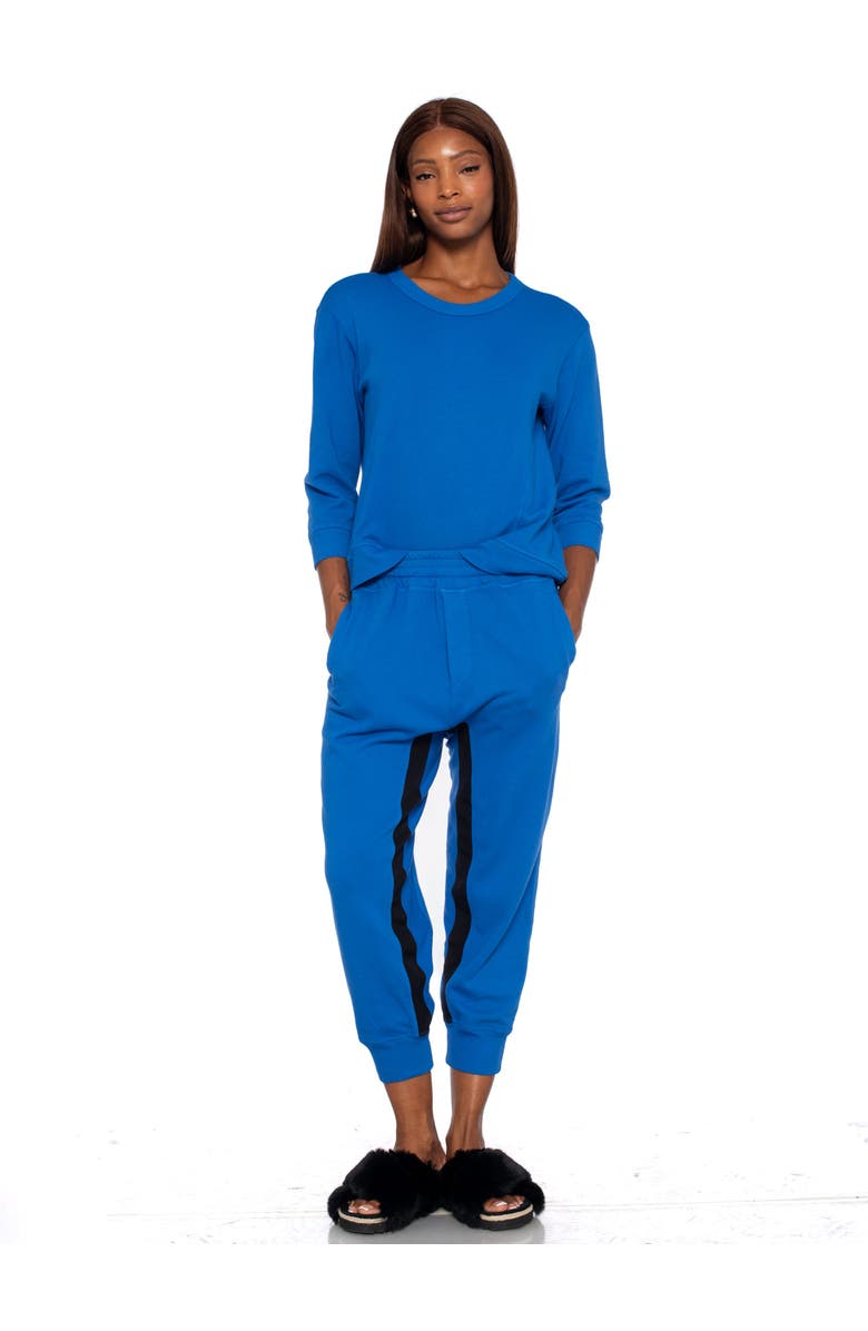 WILT Clothing Welt Pocket Sweatpant Black Contrast, Alternate, color, Black