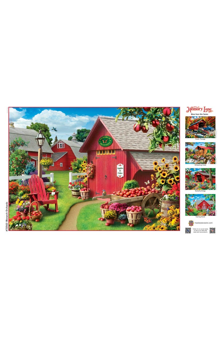 Monarch Orchards 1000 Piece Puzzle, Alternate, color, Multicolor