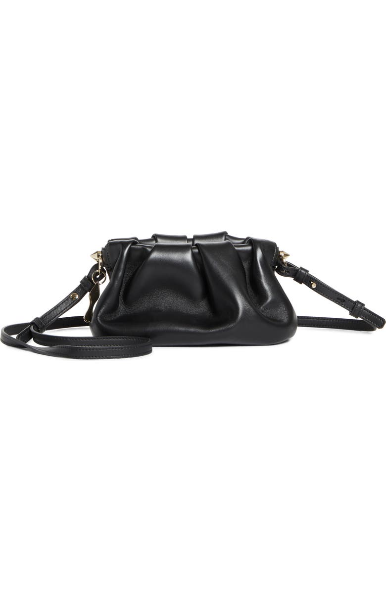 Christian Louboutin Mini Eva Leather Crossbody Bag, Main, color, Bk01 Black