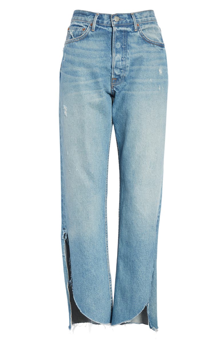 GRLFRND Maran Wide Leg Crop Jeans, Alternate, color,