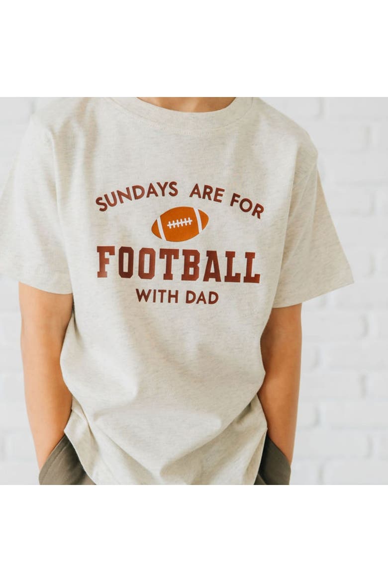 Sundays Are For Football Short Sleeve T-Shirt, Alternate, color, Natural Heather