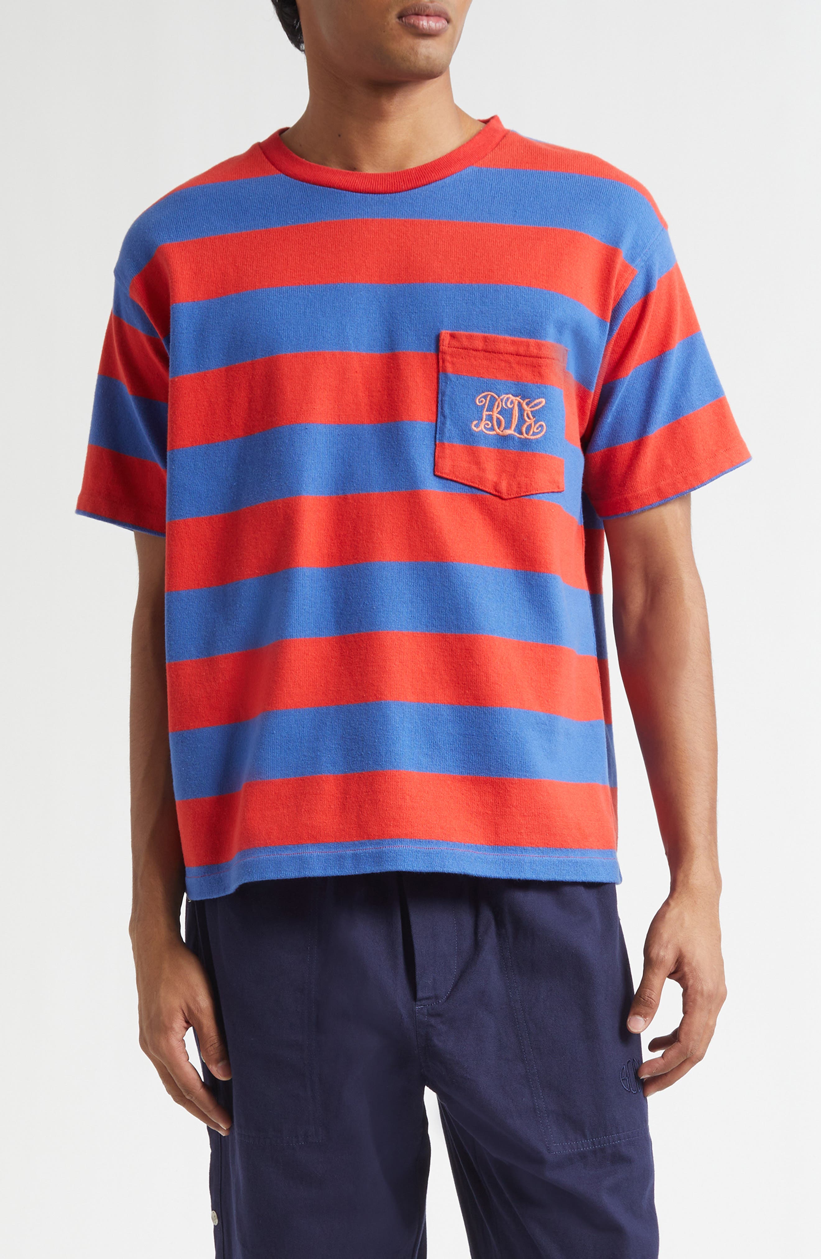 selected RED BLUE