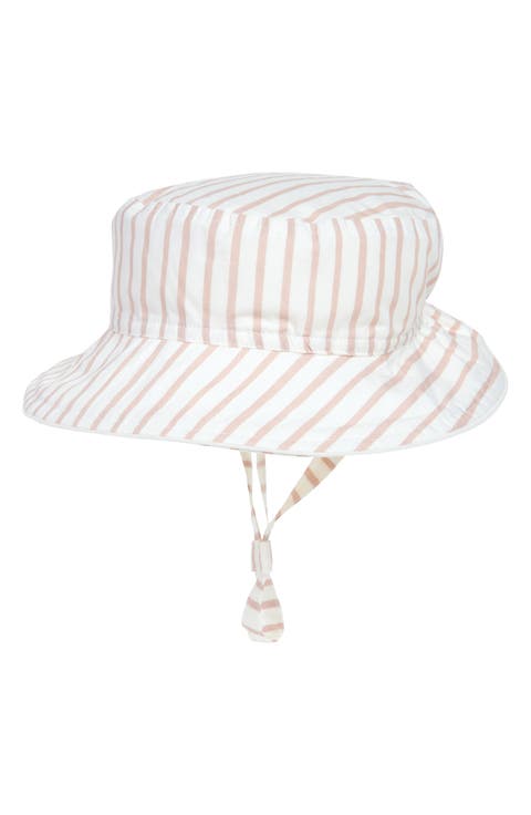 Kids' Stripe Organic Cotton Bucket Hat (Baby & Toddler)