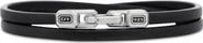 David Yurman Streamline Double Wrap Leather Bracelet
