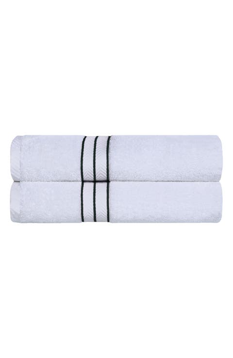 2-Piece Turkish Cotton Bath Towels