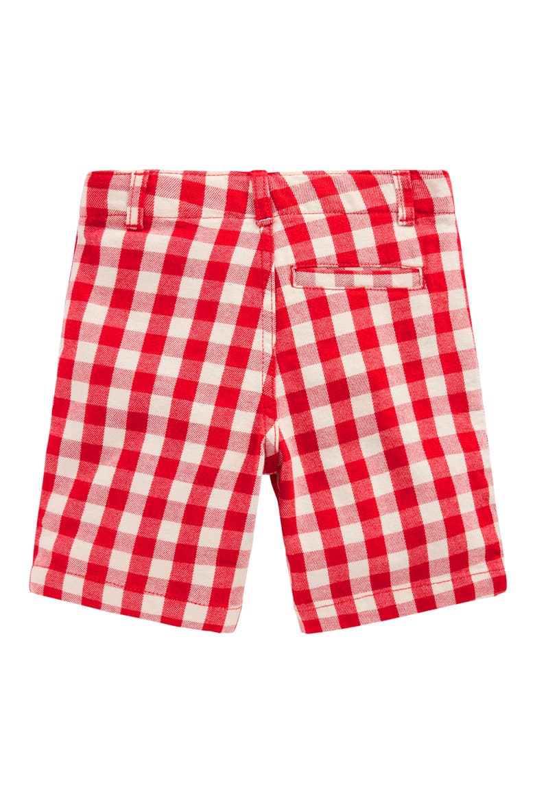 Kids' Smart Check Shorts, Alternate, color, RED GINGHAM
