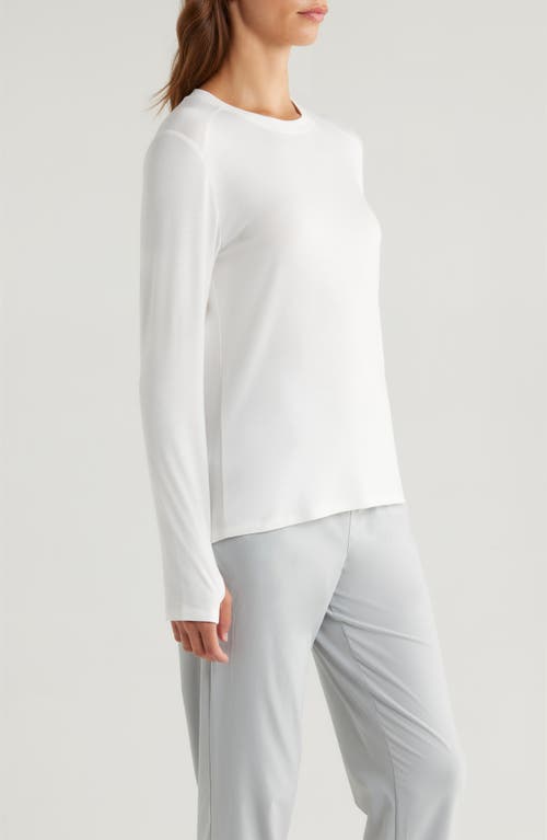 Free Fly Shade Long Sleeve Top In White