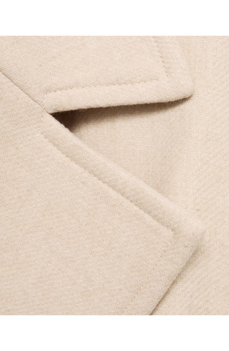 MANGO Manteco Wool Blend Oversize Longline Coat, Alternate, color,