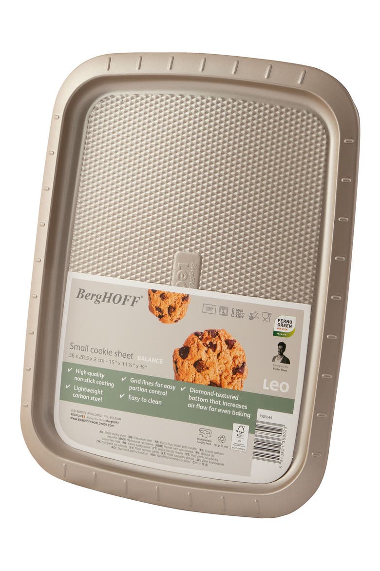 Leo Balance Small Cookie Sheet, Alternate, color, GOLDEN