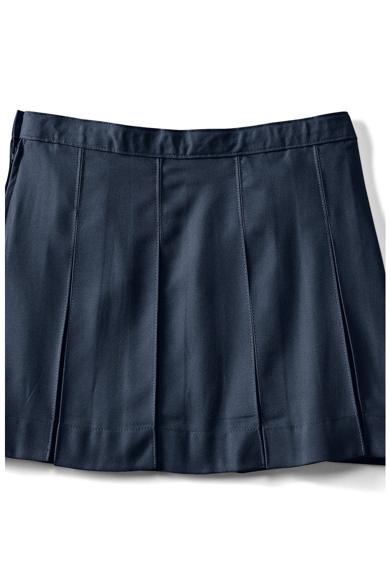 School Uniform Girls Solid Box Pleat Skirt Above Knee, Alternate, color, Classic Navy