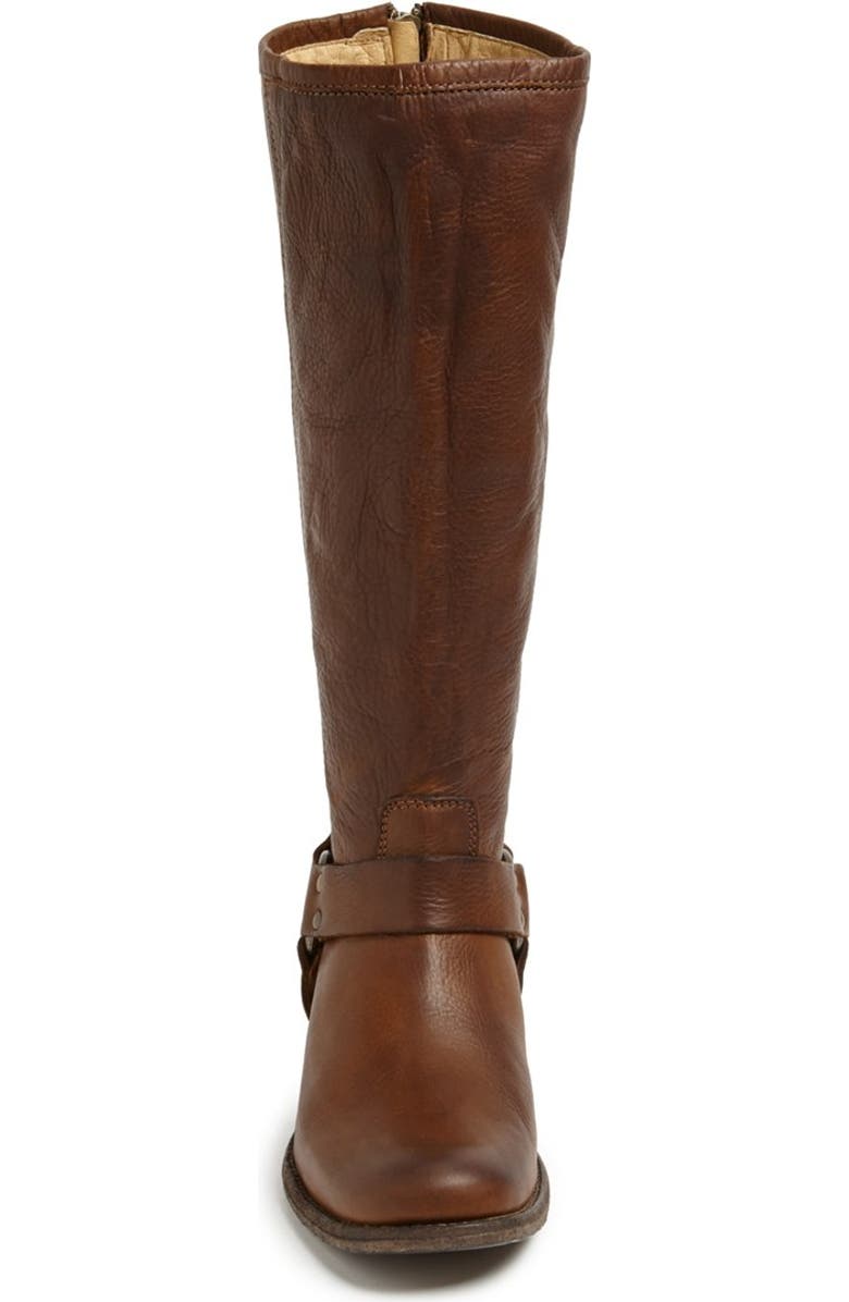 Frye 'Phillip Harness' Tall Washed Leather Riding Boot, Alternate, color,