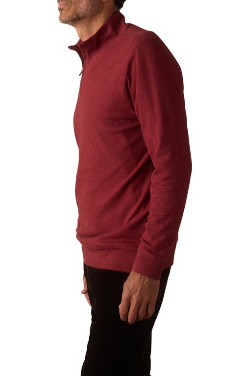 The Normal Brand Puremeso Weekend Quarter Zip Top In Brown