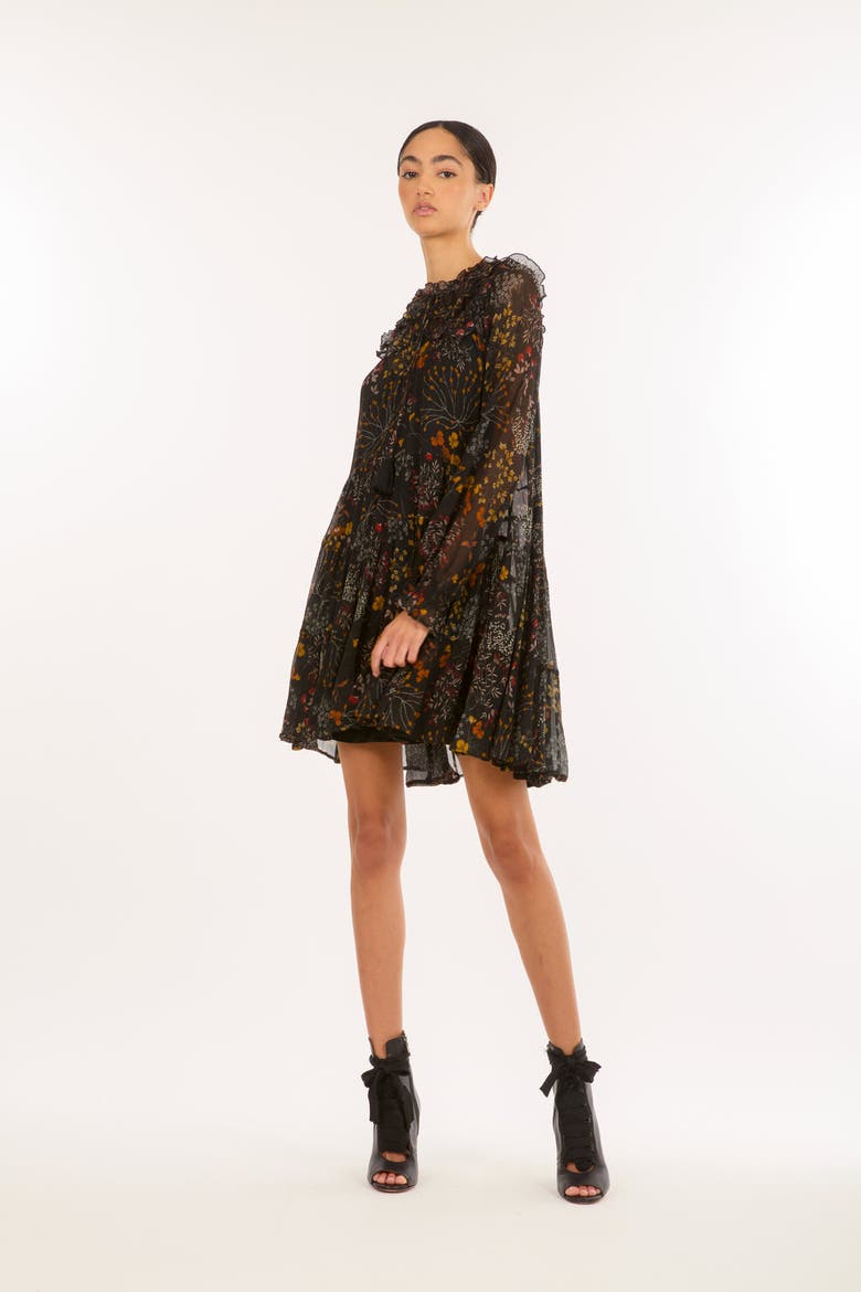 Roan Mini Dress, Alternate, color, Wildflower