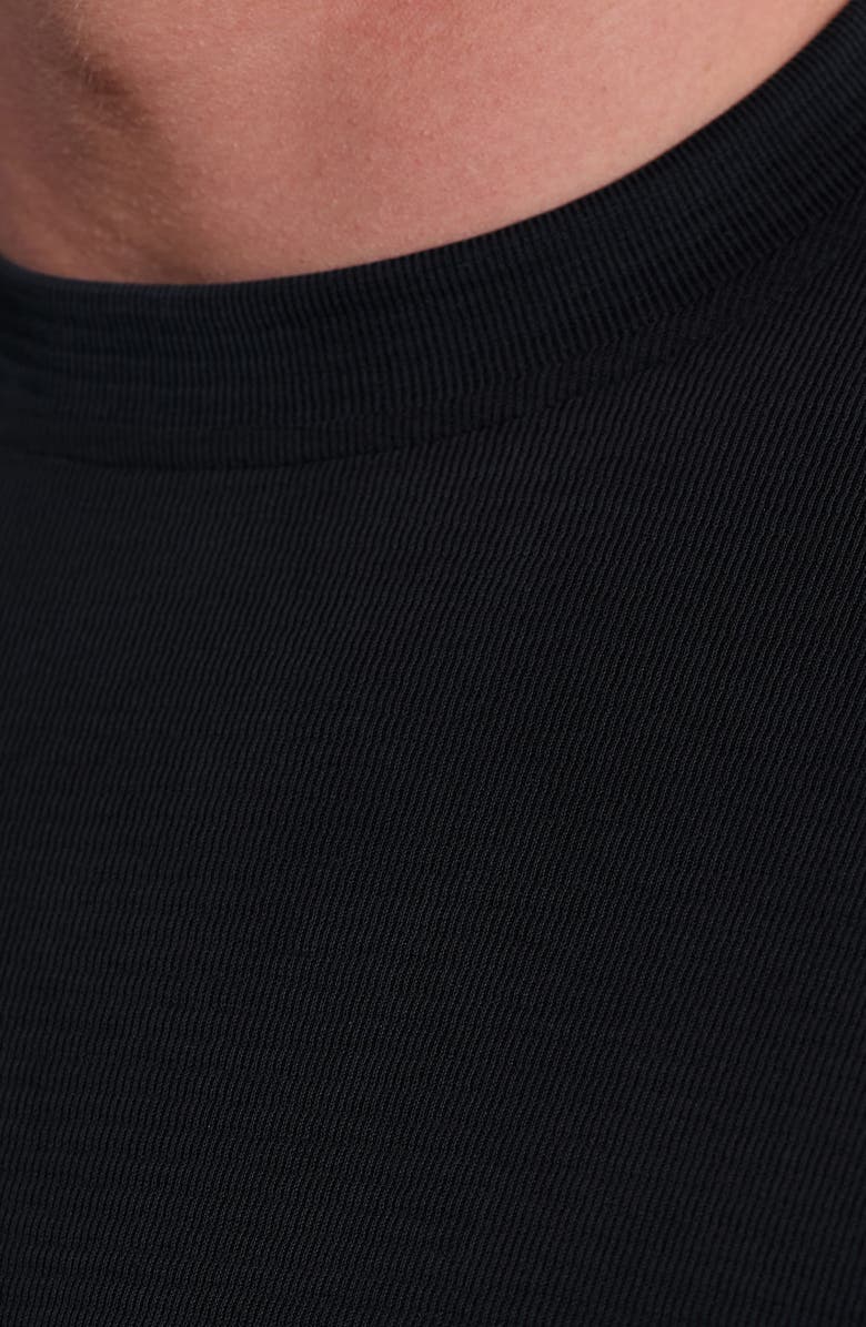 Bugatchi Orion Ottoman Long Sleeve T-Shirt, Alternate, color, Black