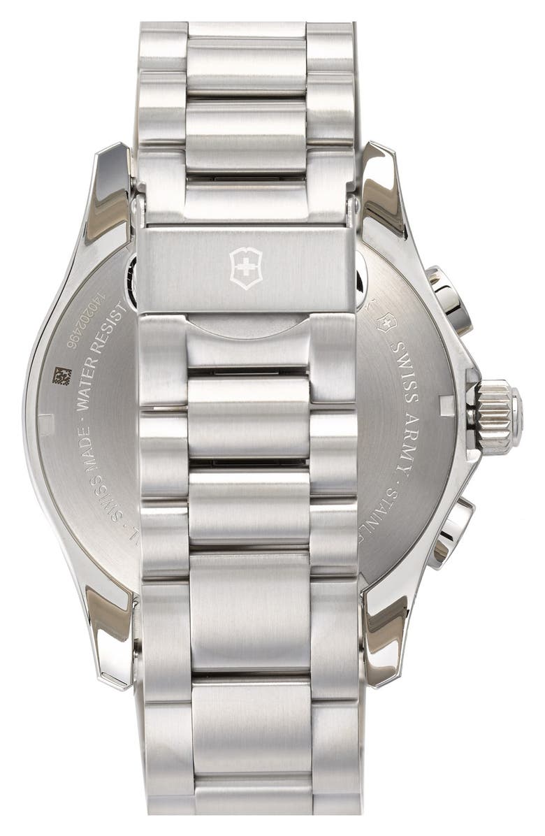 Victorinox Swiss Army<sup>®</sup> 'Chrono Classic XLS' Bracelet Watch, 45mm, Alternate, color,