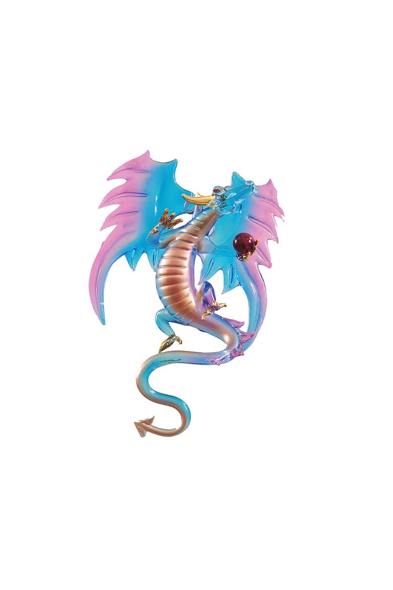 Mystical Dragon Christmas Tree Ornament Set of 3, Alternate, color, Purple