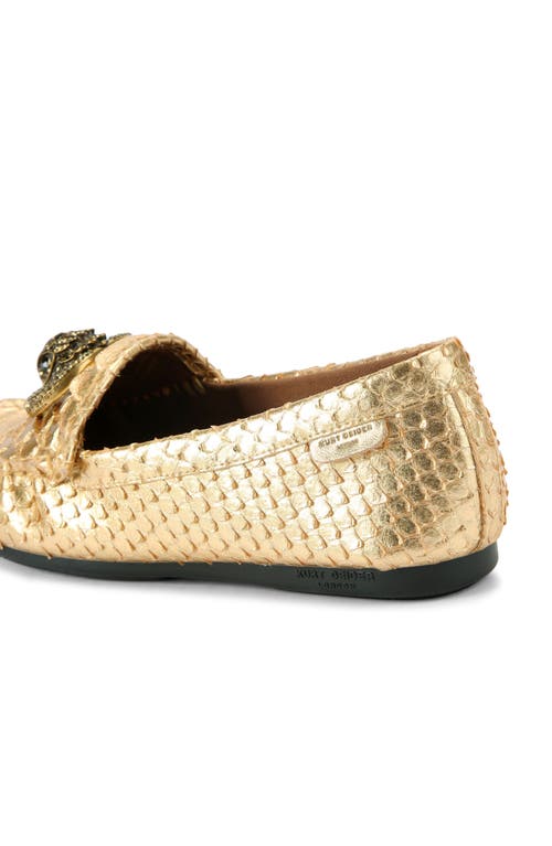 Kurt Geiger London Chelsea Croc Embossed Loafer In Animal Print