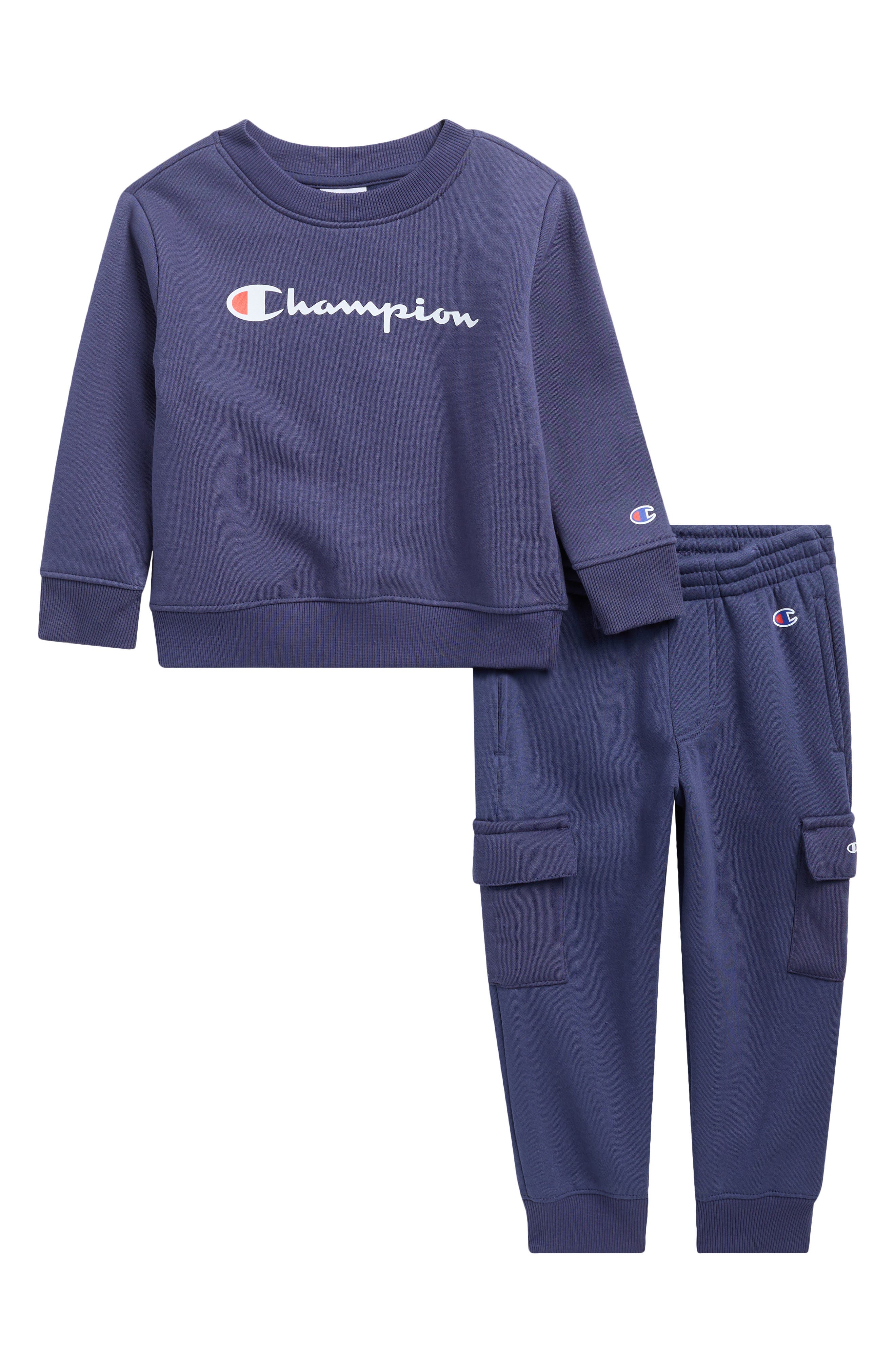 Champion Graphic Pullover & Cargo Joggers Set