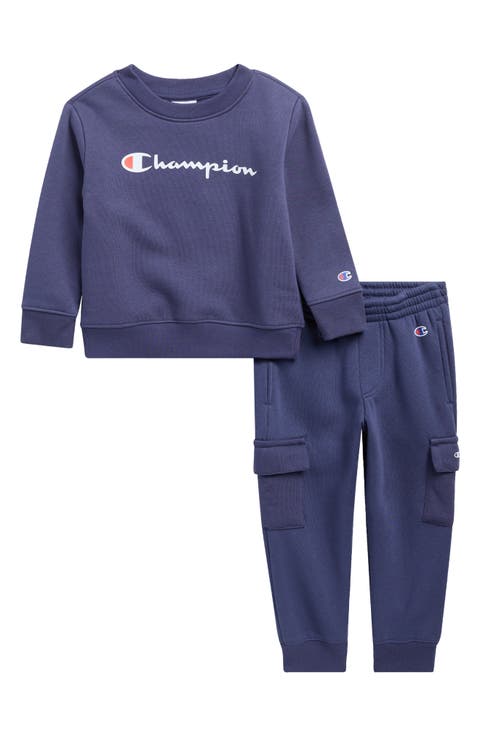 Graphic Pullover & Cargo Joggers Set (Toddler)