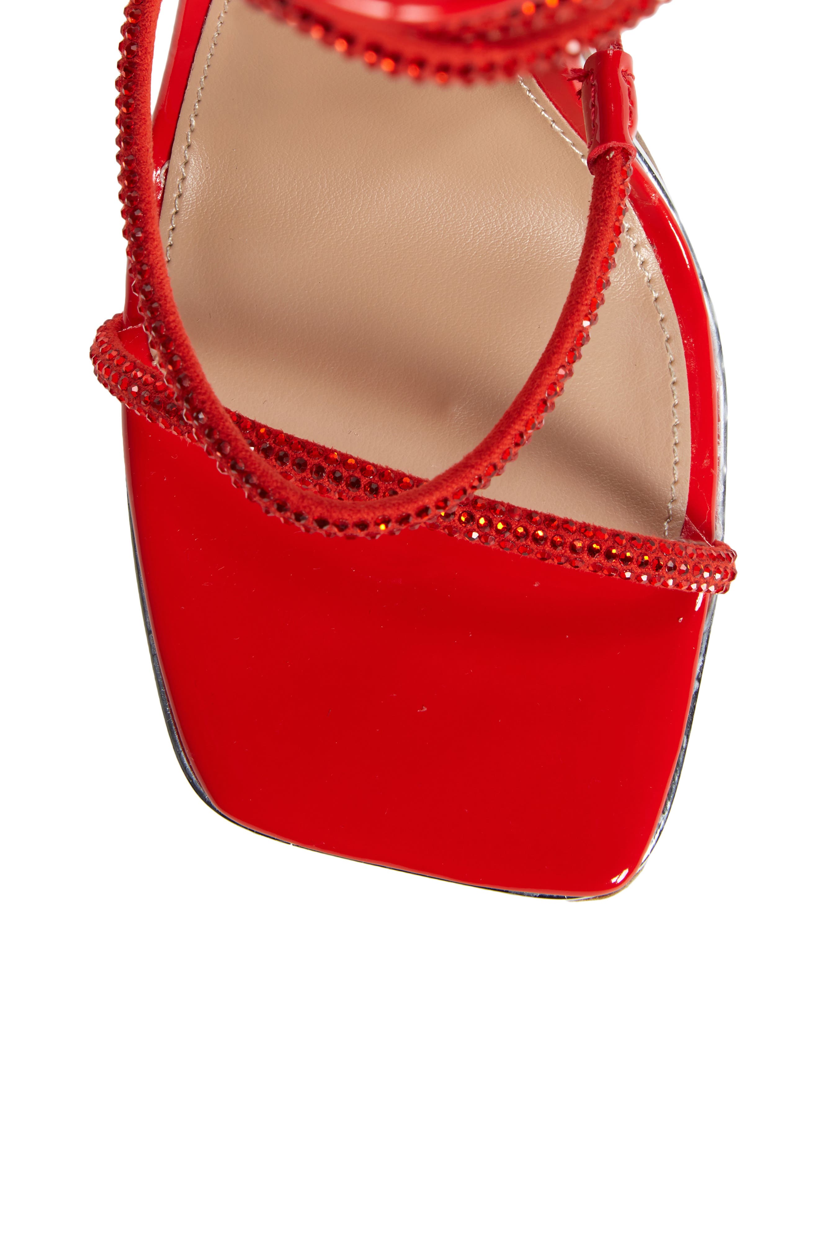 Upgrade Lace-Up Sandal, Alternate, color, RED