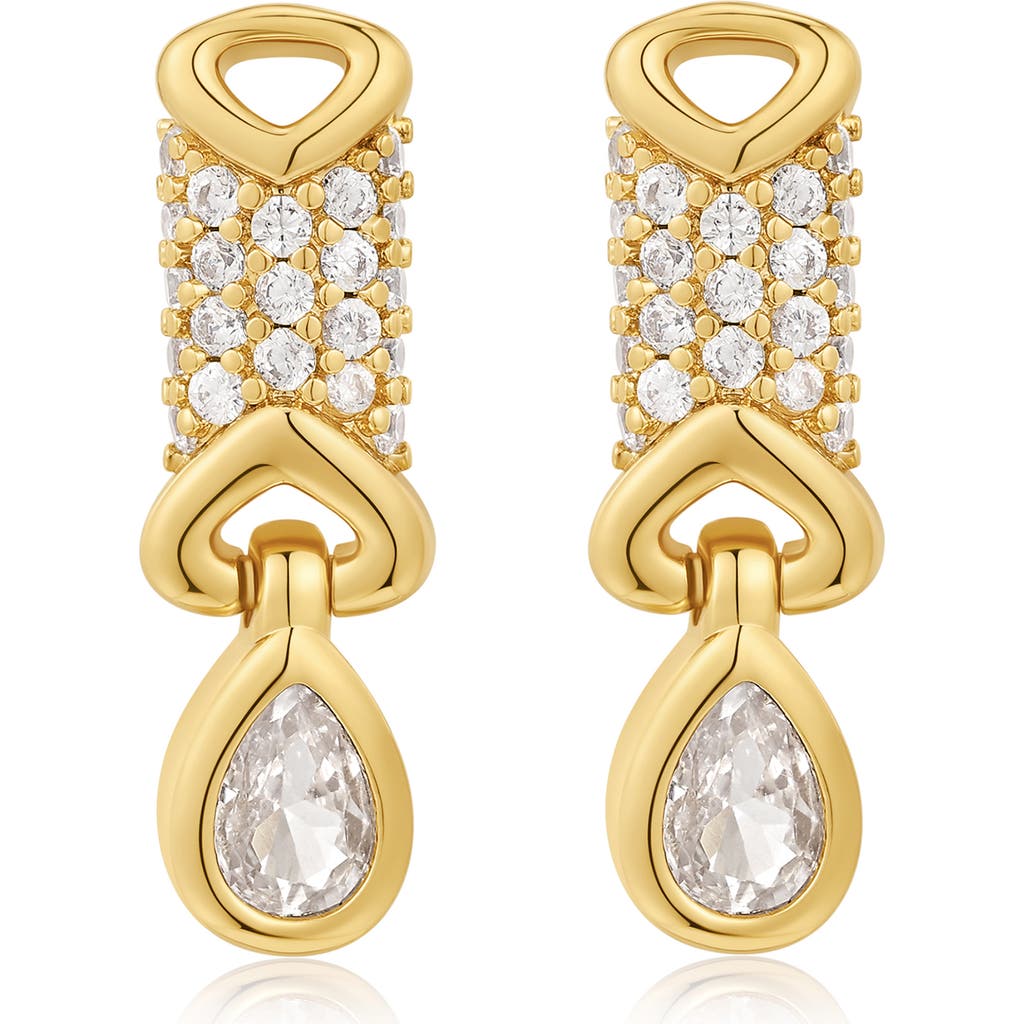 Luv Aj The Cannoli Stud Earrings In Gold