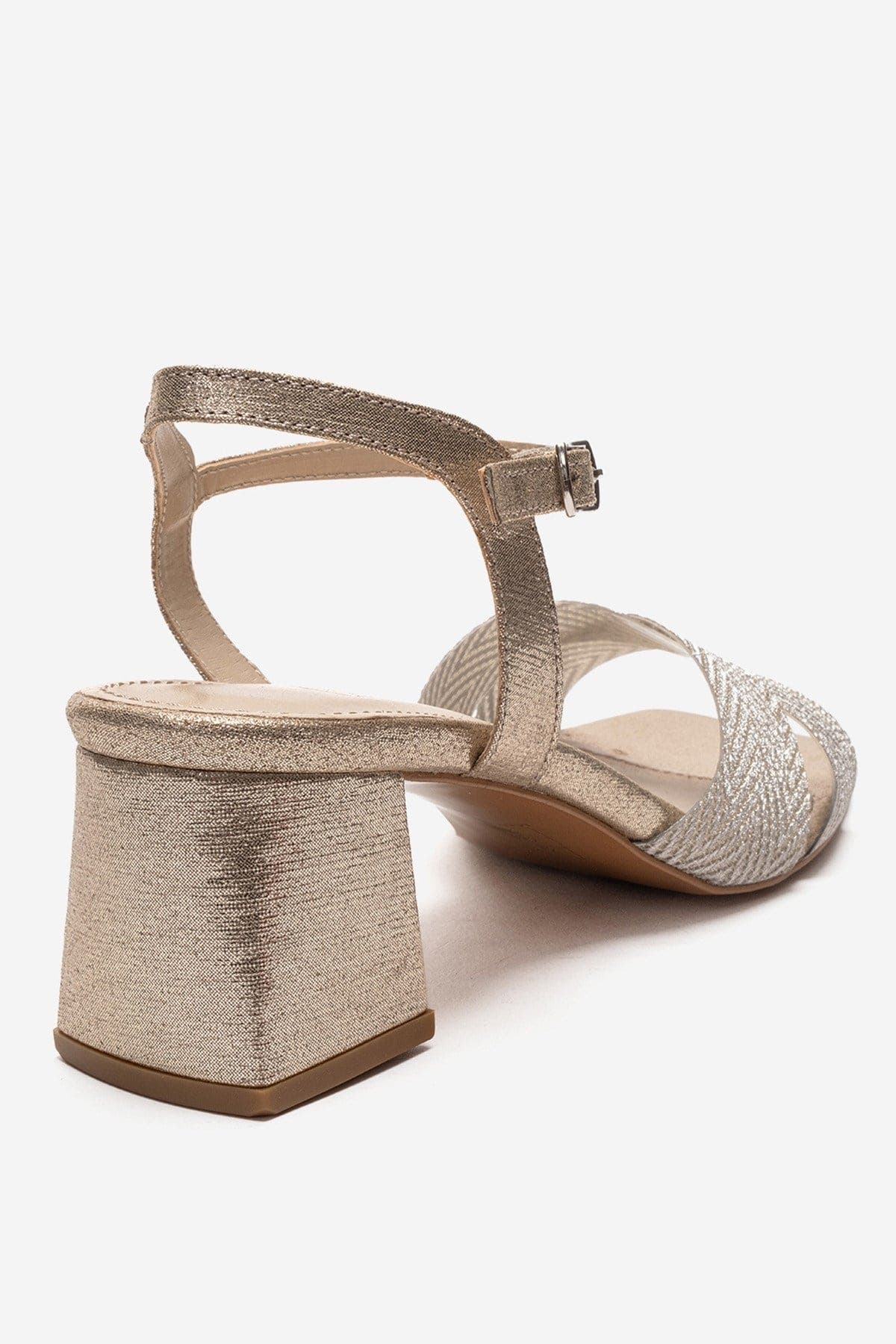 Milagro Block Heel Sandal, Alternate, color, Silver
