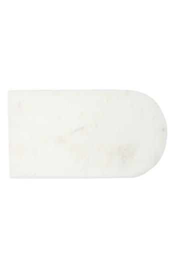 Now Designs Arch Marble Serving Board In White