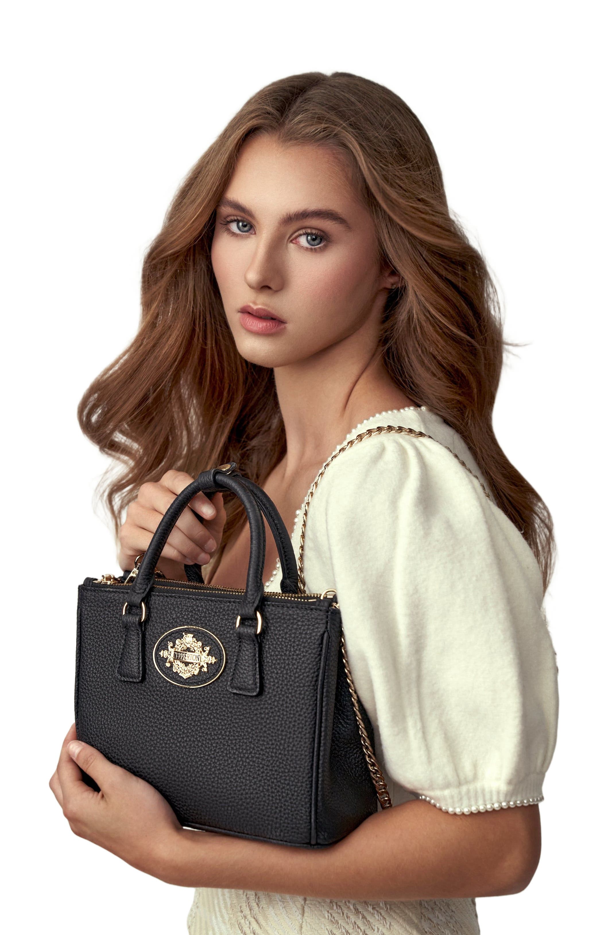 Pepperton Collection Bosphorus Mini Tote Bag, Alternate, color, Onyx