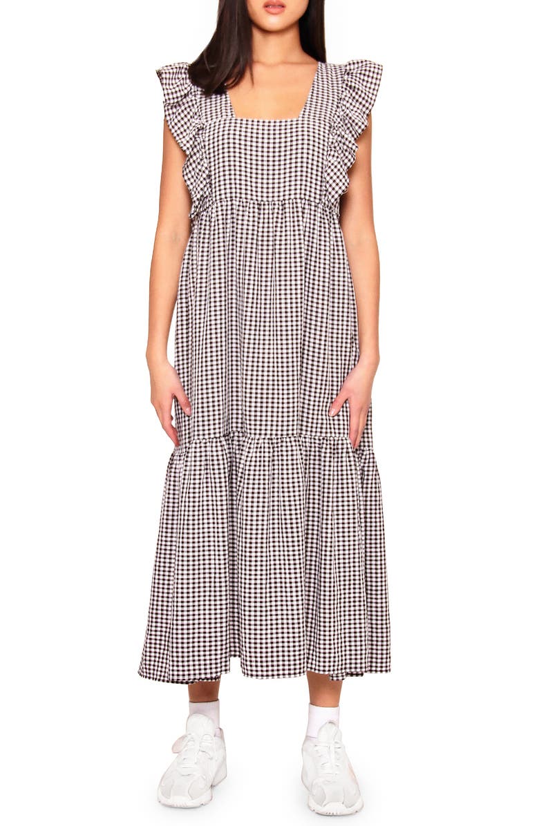 Absence of Colour Wendy Gingham Sundress, Main, color,