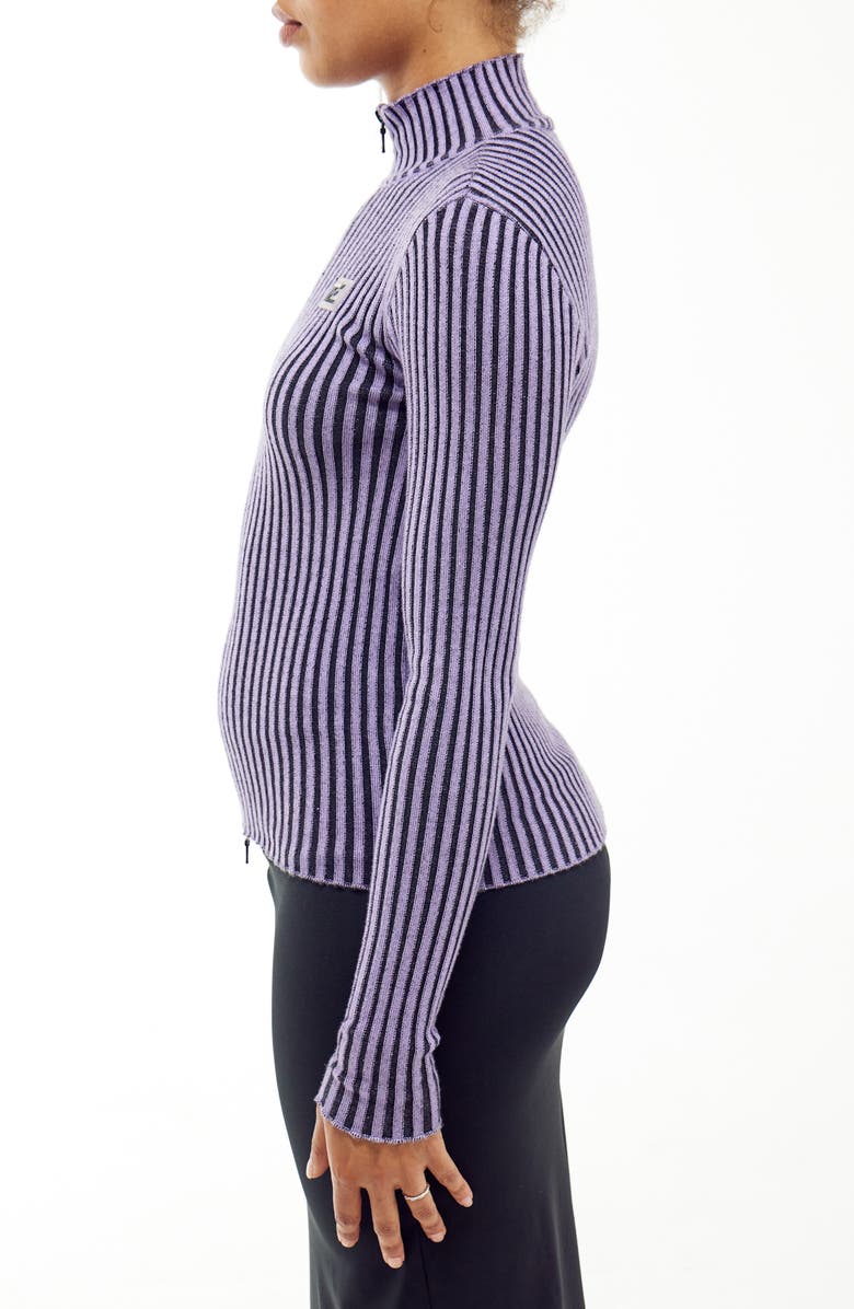 Iets Frans Plaited Front Zip Sweater, Alternate, color,