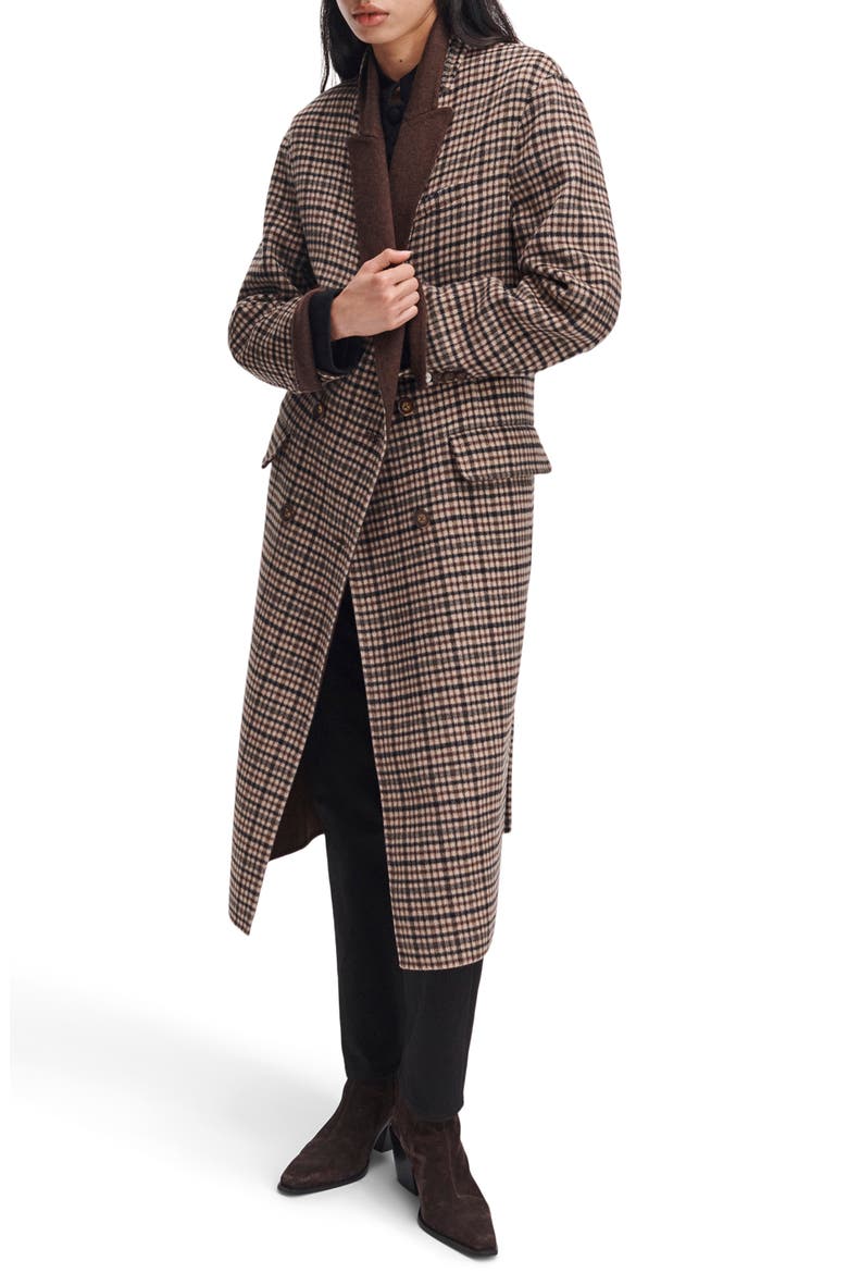 Vasso Plaid Wool Coat, Alternate, color, MULTI PLAID