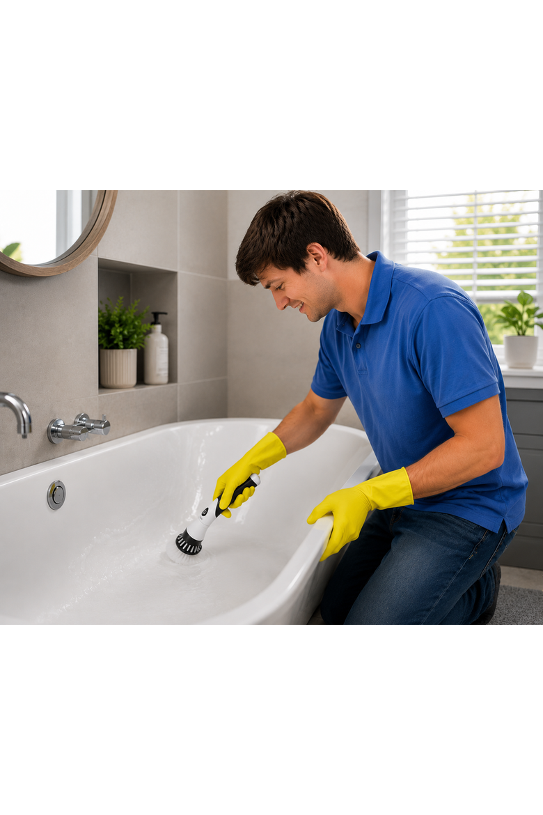 Cordless Power Scrubber & Car Vacuum Cleaner, Alternate, color, White