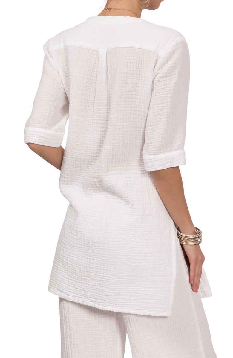 Everyday Ritual Kinsley Cotton Tunic, Alternate, color, White