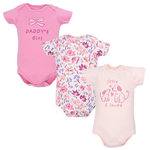 3Pk Cotton Bodysuits (Baby)