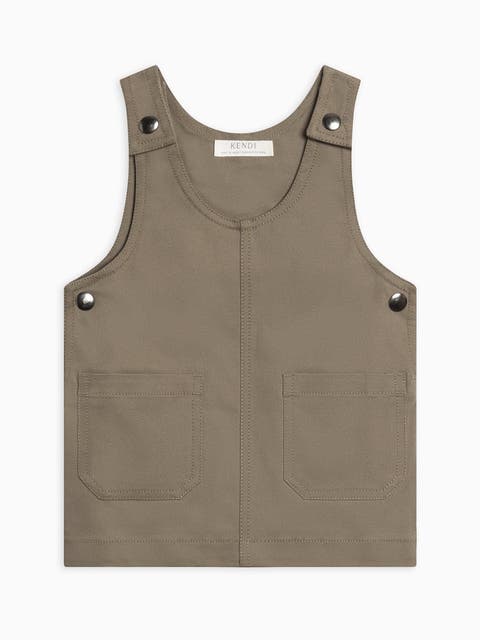 Alma Twill Jumper Dress (Baby)