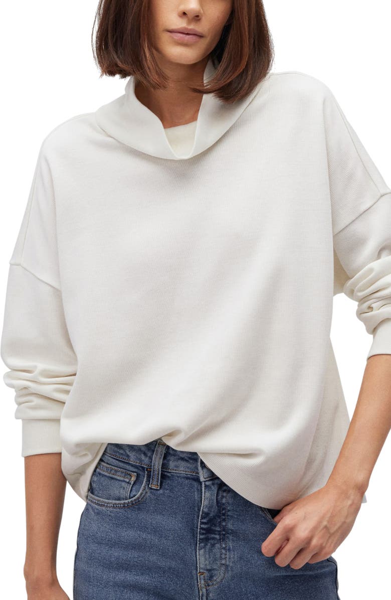 Mavi Jeans Cowl Neck Long Sleeve Jersey Top, Alternate, color,