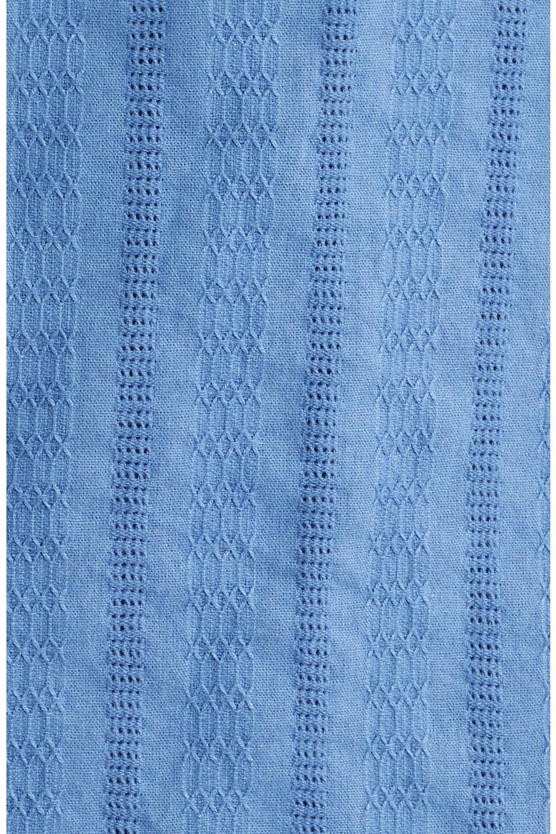 Didcot Tonal Dobby Stripe Camp Shirt, Alternate, color, MID BLUE
