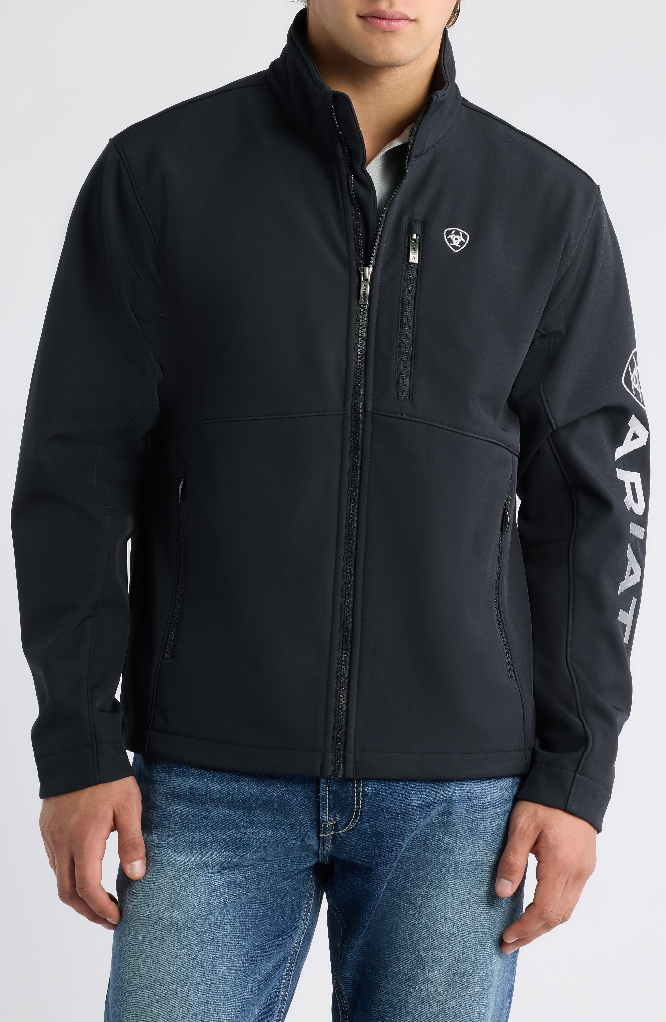 Ariat Logo Water Repellent Softshell Performance Jacket (Men) | Nordstrom