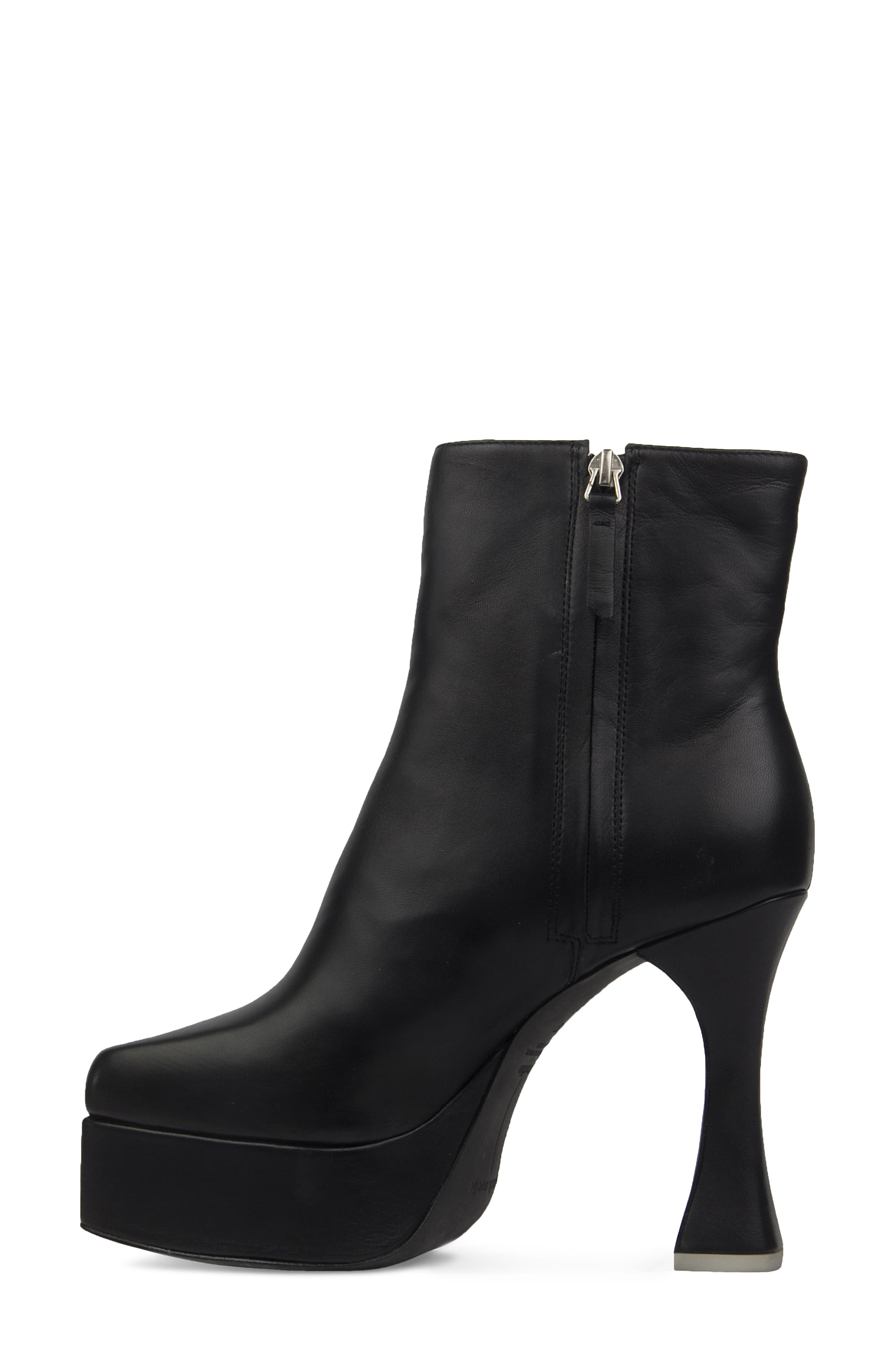 BLACK SUEDE STUDIO Krista Platform Bootie, Alternate, color, 